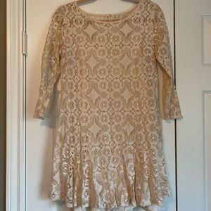 Free People Lace Tunic/Mini Dress